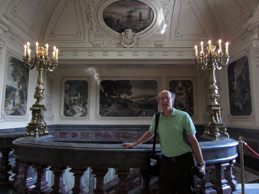 Bob at Top of Imperial Staircase